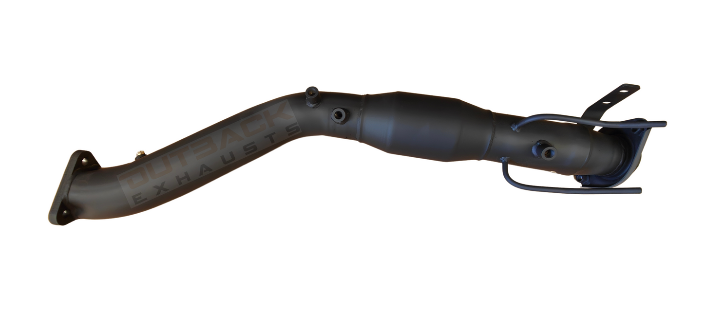 3" Turbo Back Exhaust System - Toyota Landcruiser 79 Series Single/Double Cab VDJ79 4.5L V8 (2016-On) | Outback Exhausts