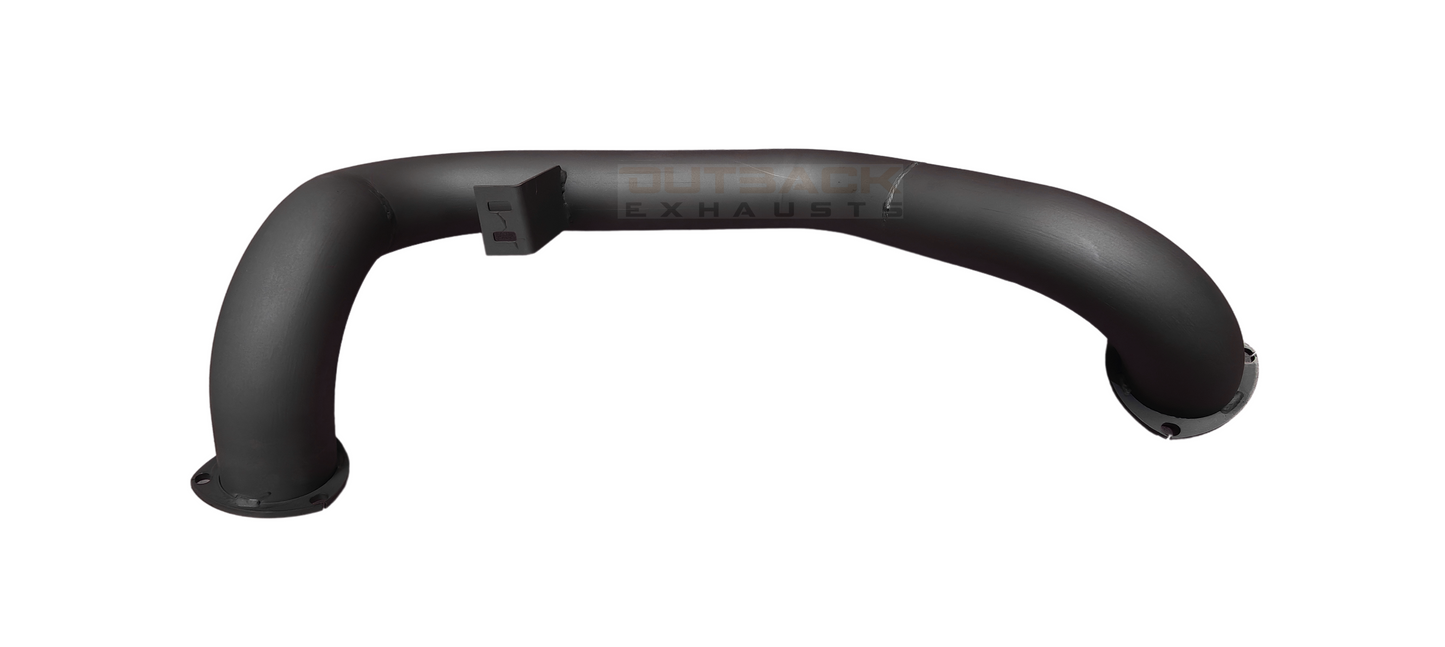 3.5” Cerachrome Outback Exhaust system to suit TOYOTA  79 Series Single Cab (TURBO BACK)