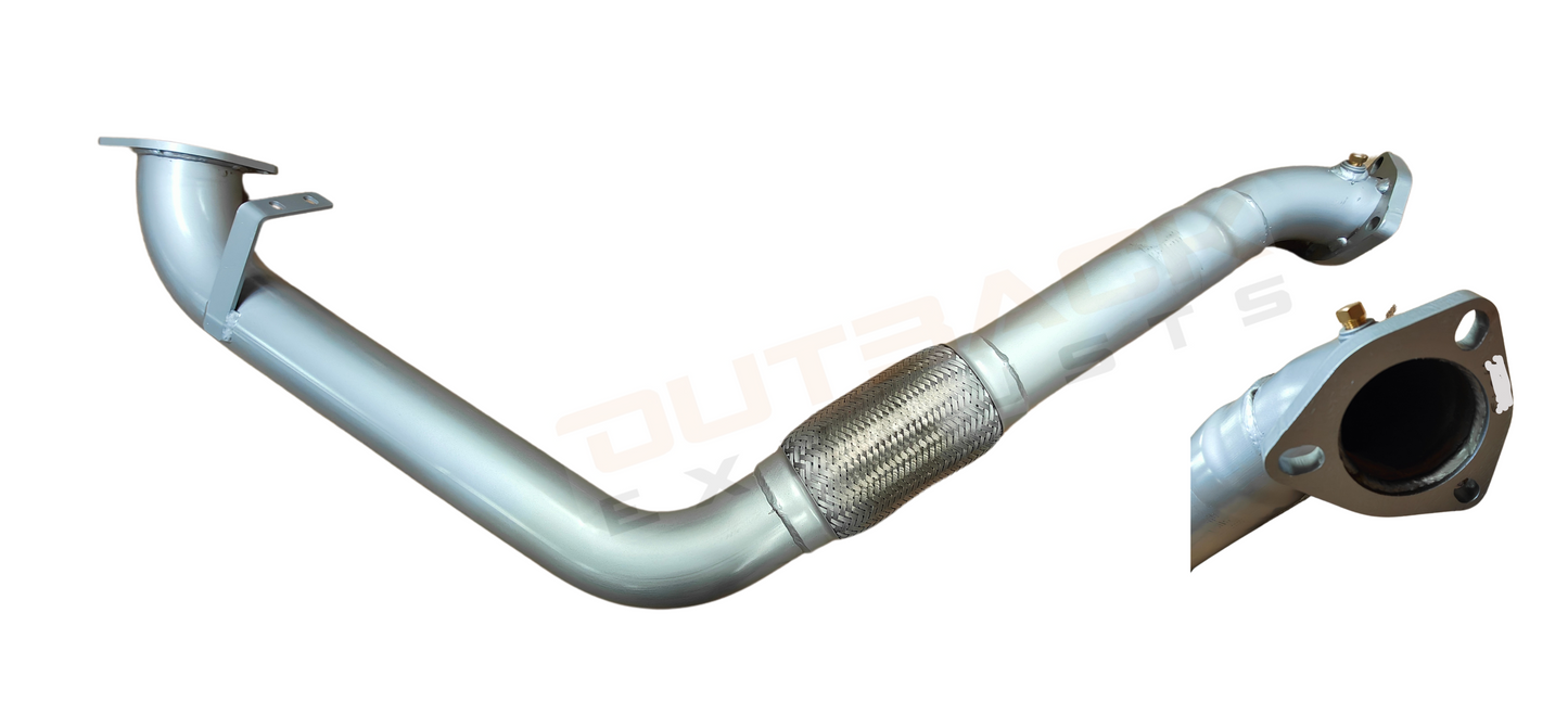 3'' OUTBACK EXHAUST SYSTEM to suit TOYOTA Landcruiser - 80 SERIES WAGON DIESEL 4.2L 1HZ DTS TURBO UPGRADE 1990 - 1998 (TURBO BACK)