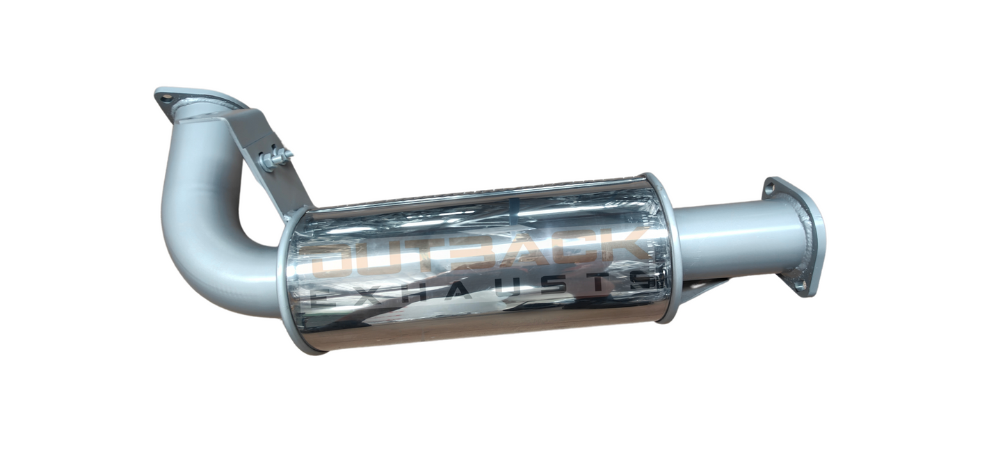 3'' OUTBACK EXHAUST SYSTEM to suit TOYOTA Landcruiser - 80 SERIES WAGON DIESEL 4.2L 1HZ DTS TURBO UPGRADE 1990 - 1998 (TURBO BACK)