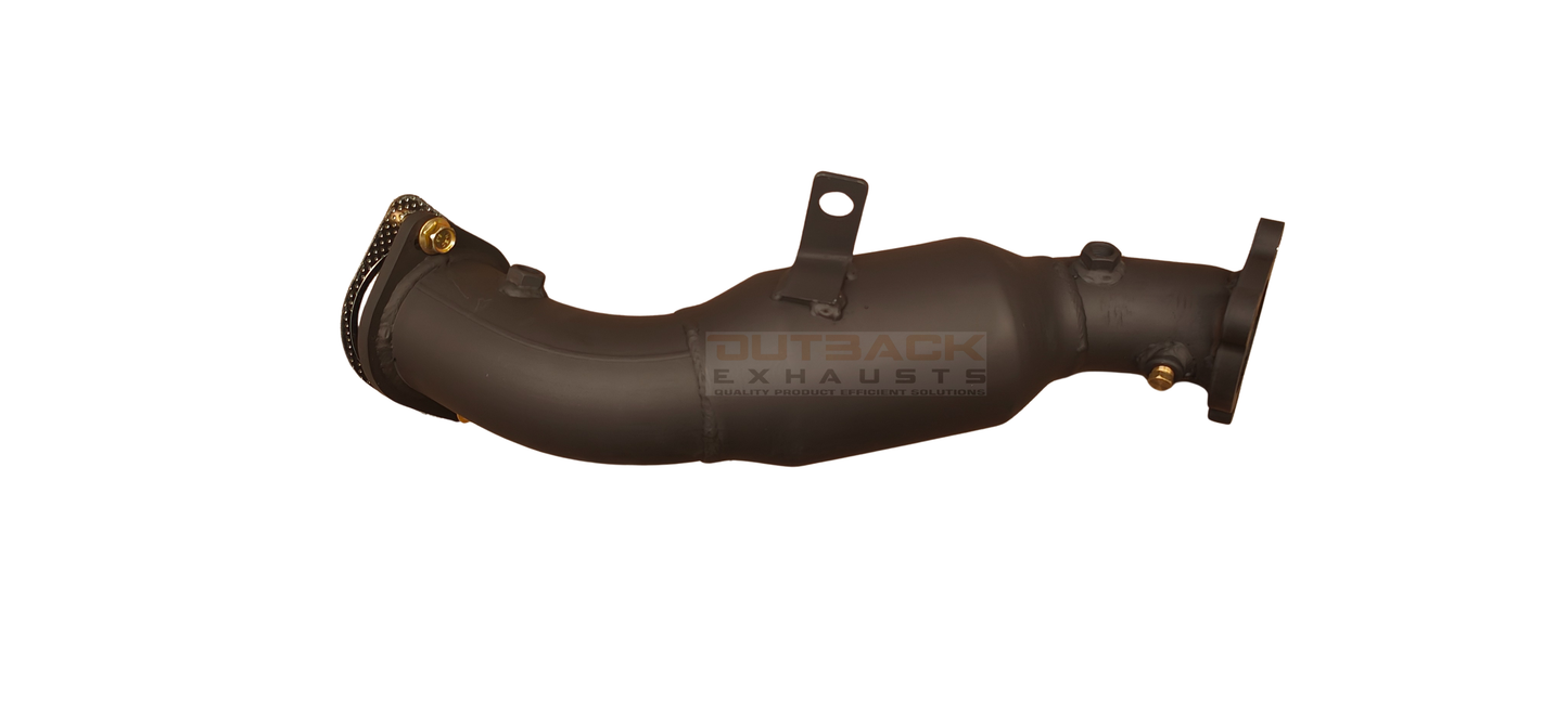 3.5" Turbo Back Exhaust System - Toyota Landcruiser 200 Series Wagon VDJ200 4.5L V8 Twin Turbo (2016-On) | Outback Exhausts