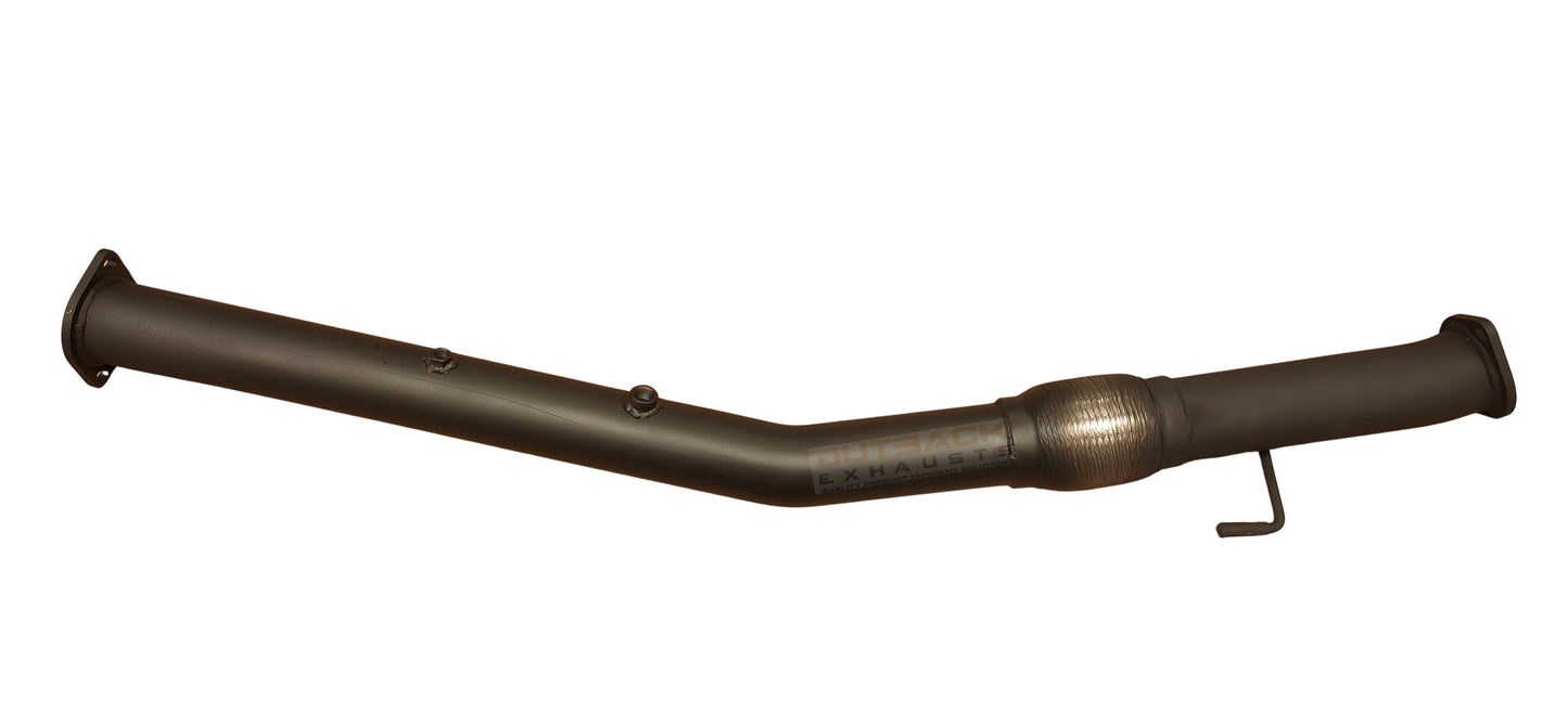 3.5" Turbo Back Exhaust System - Toyota Landcruiser 200 Series Wagon VDJ200 4.5L V8 Twin Turbo (2016-On) | Outback Exhausts