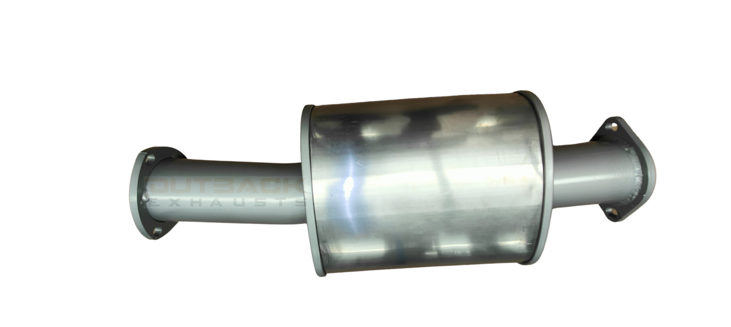3” Outback Exhaust system to suit TOYOTA –  79 Series Double Cab (Turbo  BACK)