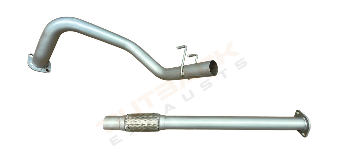 2.5” Outback Exhaust system to suit TOYOTA Hilux LN167 (WITH EXTRACTORS)