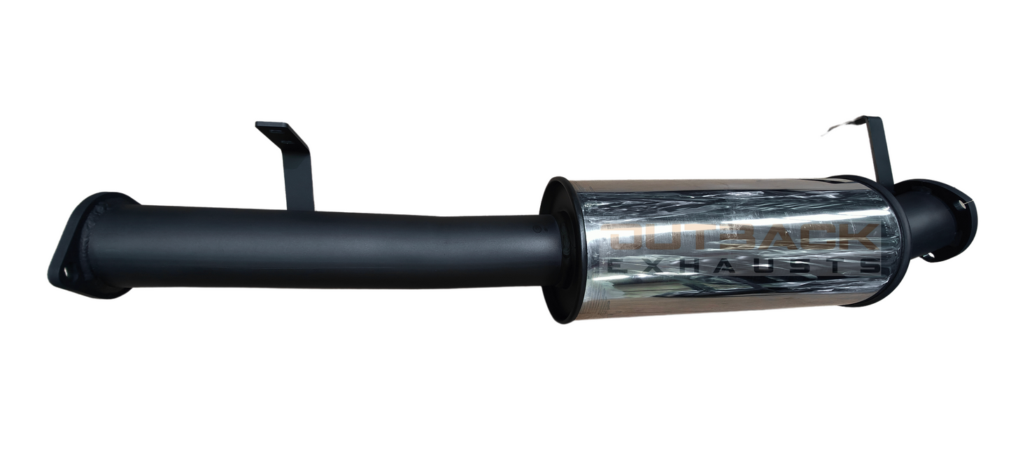 3'' OUTBACK EXHAUST SYSTEM to suit TOYOTA L/C - 60 SERIES WAGON 4L 12H-T, FACTORY TURBO 1980 - 1990 (TURBO BACK)