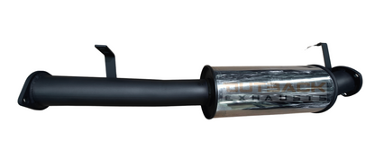 3'' OUTBACK EXHAUST SYSTEM to suit TOYOTA L/C - 60 SERIES WAGON 4L 12H-T, FACTORY TURBO 1980 - 1990 (TURBO BACK)
