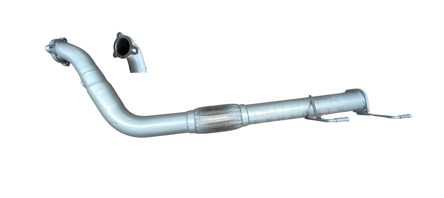 3'' OUTBACK EXHAUST SYSTEM to suit TOYOTA Landcruiser - 79 SERIES UTE DOUBLE CAB VDJ79 4.5L V8 01/12 - 09/16 (TURBO BACK)