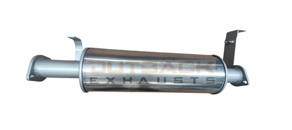 2.5” Outback exhaust system to suit TOYOTA Landcruiser 60 Series (MANIFOLD BACK)