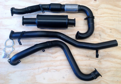 3” Outback Exhaust system to suit TOYOTA LANDCRUISER 78 Series Troop Carrier (TURBO BACK)