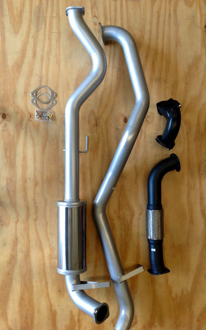 3” Outback Exhaust system to suit TOYOTA 105 Series  Wagon with DTS turbo upgrade (TURBO BACK)