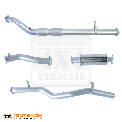 3” Outback Exhaust system to suit TOYOTA –  79 Series Double Cab (Turbo  BACK)