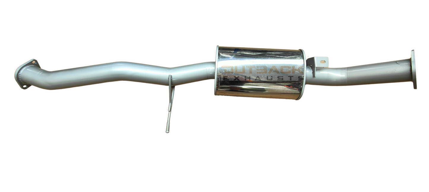 3” Outback Exhaust system to suit NISSAN PATROL GU Y61 COMMON RAIL / DIRECT INJECT WAGON 3.0 Ltr. (TURBO BACK)