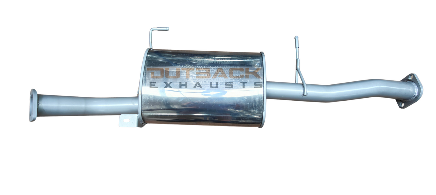 2.5'' OUTBACK EXHAUST SYSTEM to suit NISSAN PATROL WAGON  GU / Y61 4.5L TB45E, PETROL 10/97 ON (CAT BACK)
