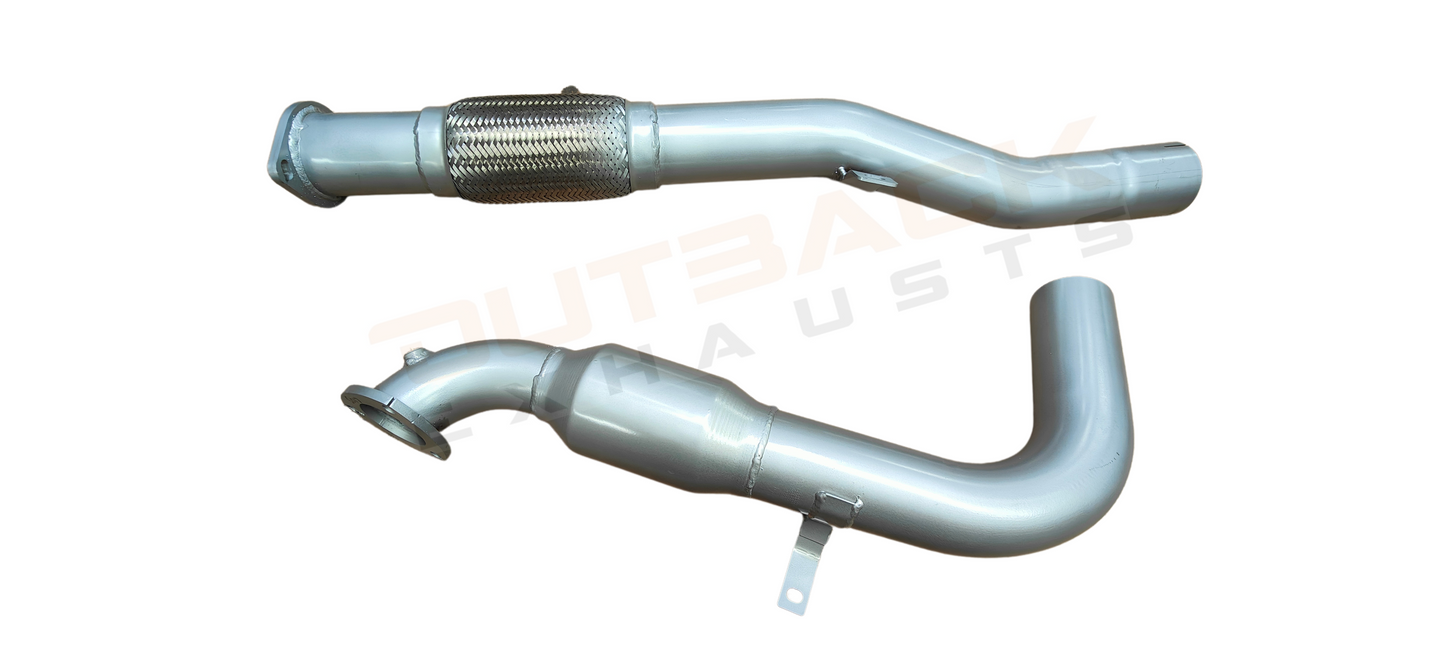 3” Outback Exhaust system to suit NISSAN PATROL GU Y61 COMMON RAIL / DIRECT INJECT WAGON 3.0 Ltr. (TURBO BACK)