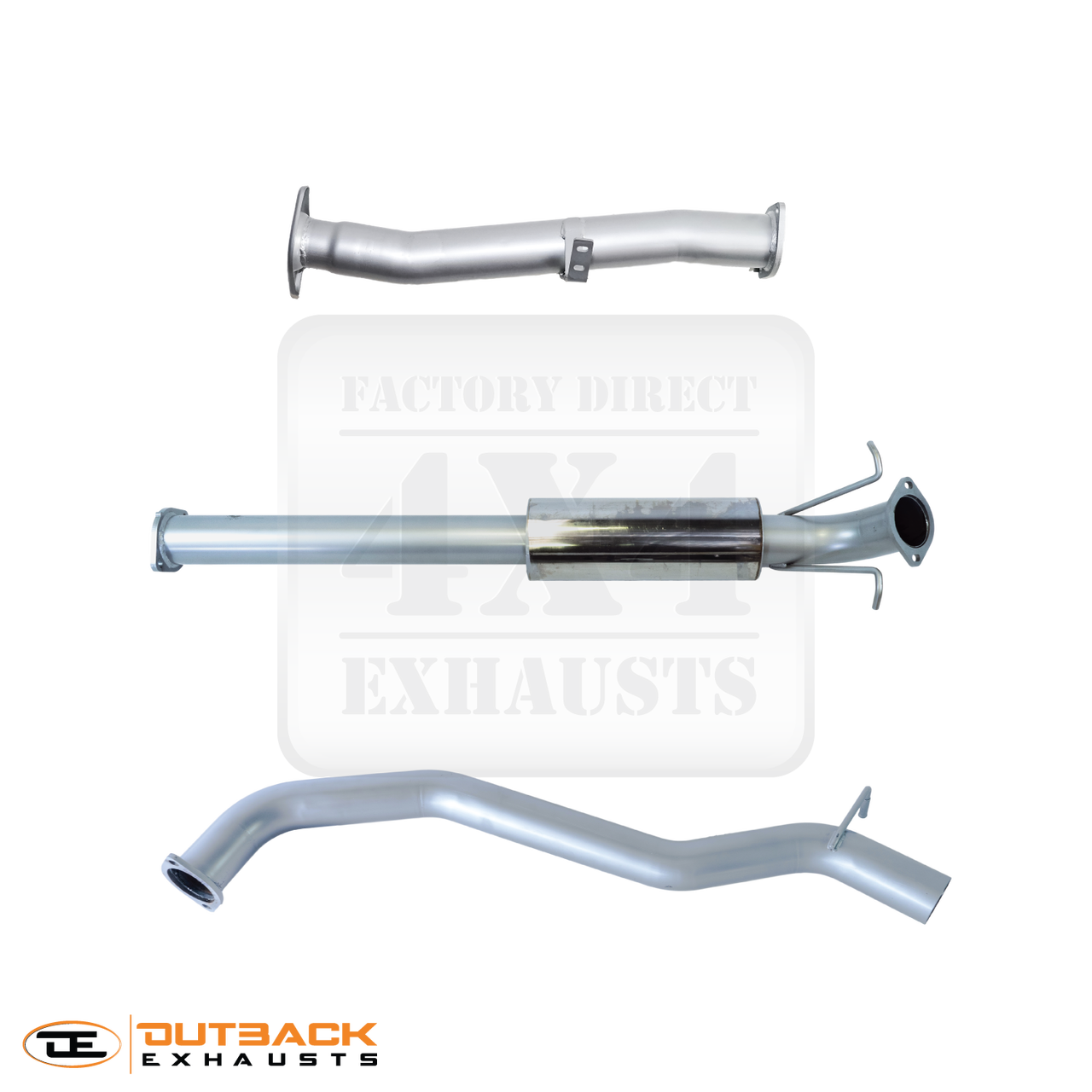 3” Outback Exhaust system to suit MAZDA BT 50 (DPF BACK)