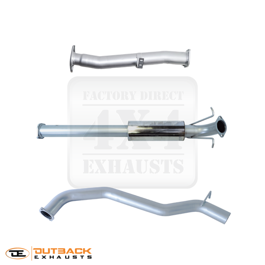 3” Outback Exhaust system to suit MAZDA BT 50 (DPF BACK)