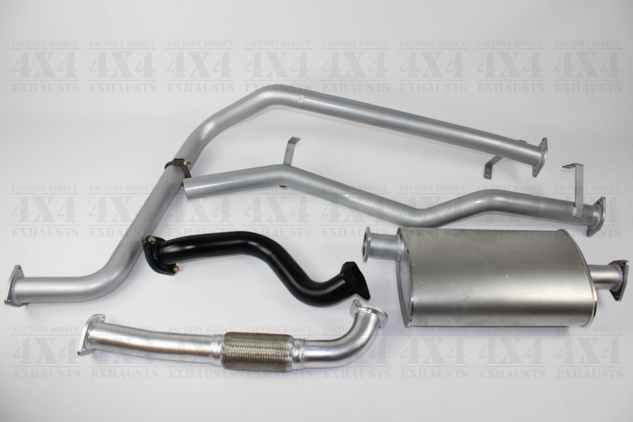 2.5” Outabck Exhaust system to suit TOYOTA – 75 Series UTE / Troop Carrier (MANIFOLD BACK)