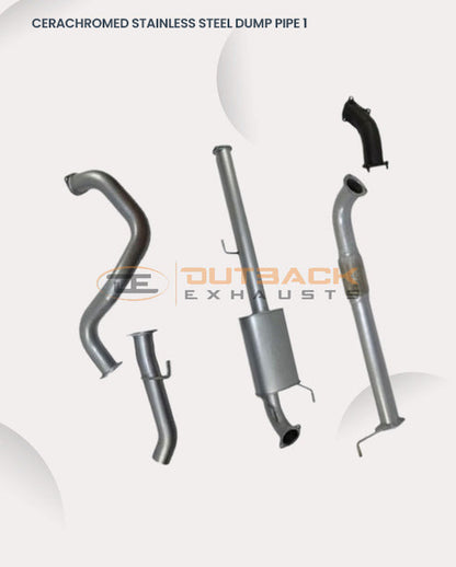 3” Outback Exhaust system to suit Nissan Patrol  4.2Ltr.  GU UTE (LEAF SPRING REAR) (TURBO BACK)