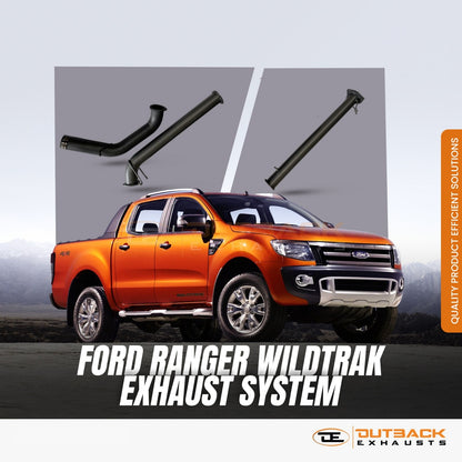 Ford Ranger Wildtrak 3.0L V6 3.5" DPF Back Exhaust System 2022+