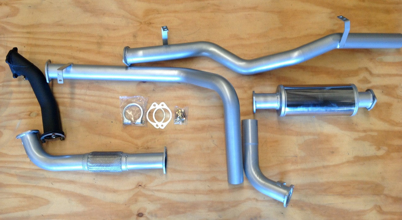 3” Outback Exhaust system to suit TOYOTA  78 Series  Troop carrier (TURBO BACK)