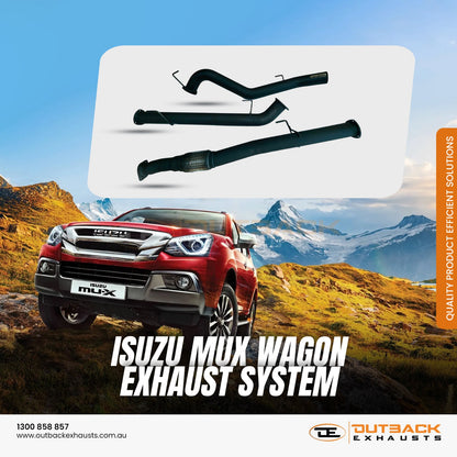 DPF Back Exhaust - Isuzu MU-X 3.0L 4JJ1 (2017-2021) | Outback Exhausts