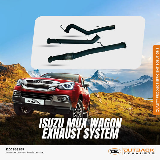 3.5" DPF Back Exhaust System - Isuzu MU-X 3.0L 4JJ1 (2017-2021) | Outback Exhausts