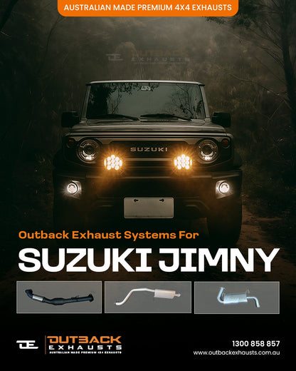 Suzuki Jimny 3 Door 1.5L K15B Exhaust 2.5" Manifold Back | Outback Exhausts