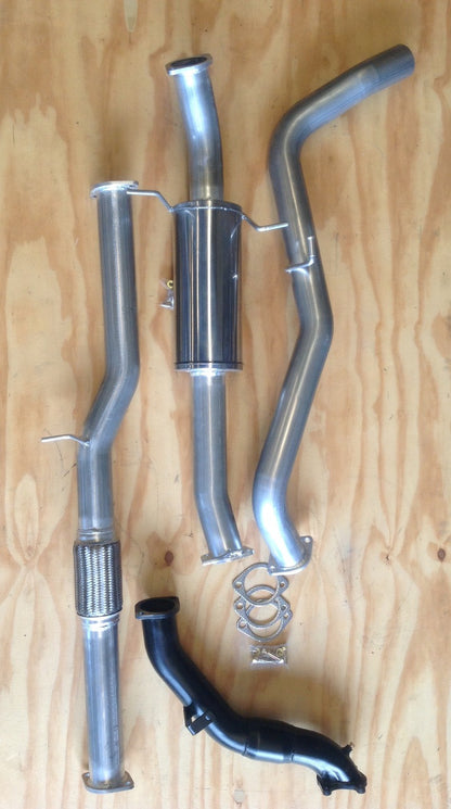 3” Outback Exhaust system to suit FORD COURIER (TURBO BACK)