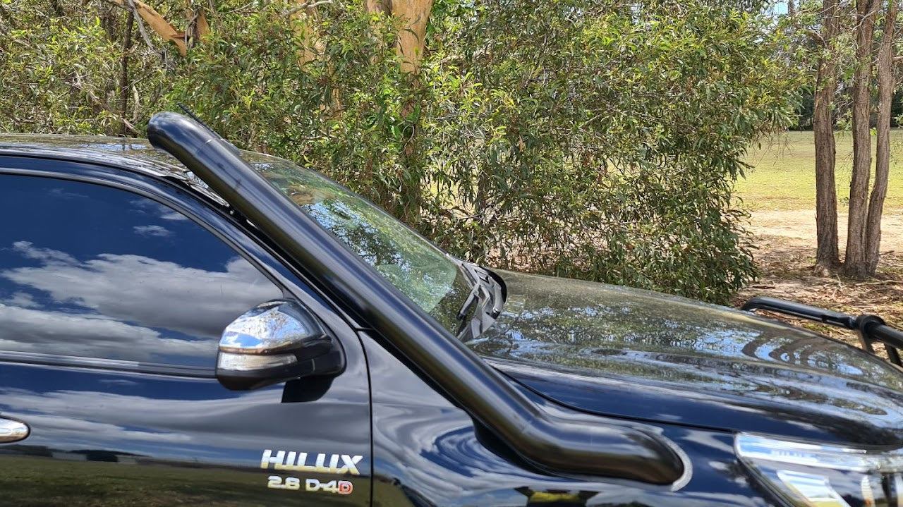 Toyota Hilux N80 GUN126R Stainless Steel Snorkel 2.8L 1GD-FTV (2016-Current) | Outback Exhausts