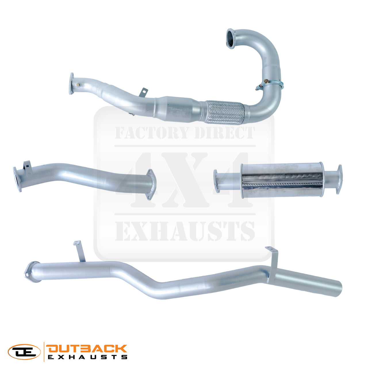 3” Outback Exhaust system to suit TOYOTA –  79 Series Landcruiser Single Cab (TURBO BACK)