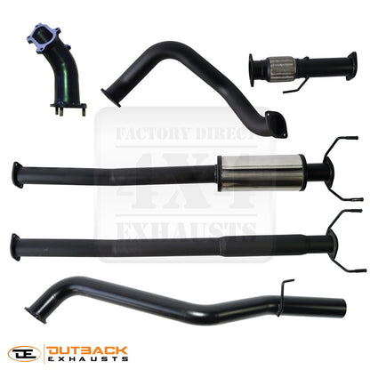 3” Outback Exhaust system to suit TOYOTA Hilux KZN 165R (TURBO BACK)