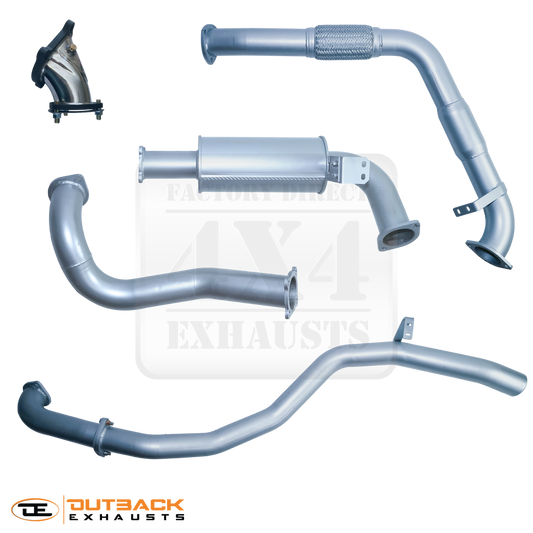 3” Outback Exhaust system to suit TOYOTA  80 Series Landcruiser (FACTORY TURBO BACK)