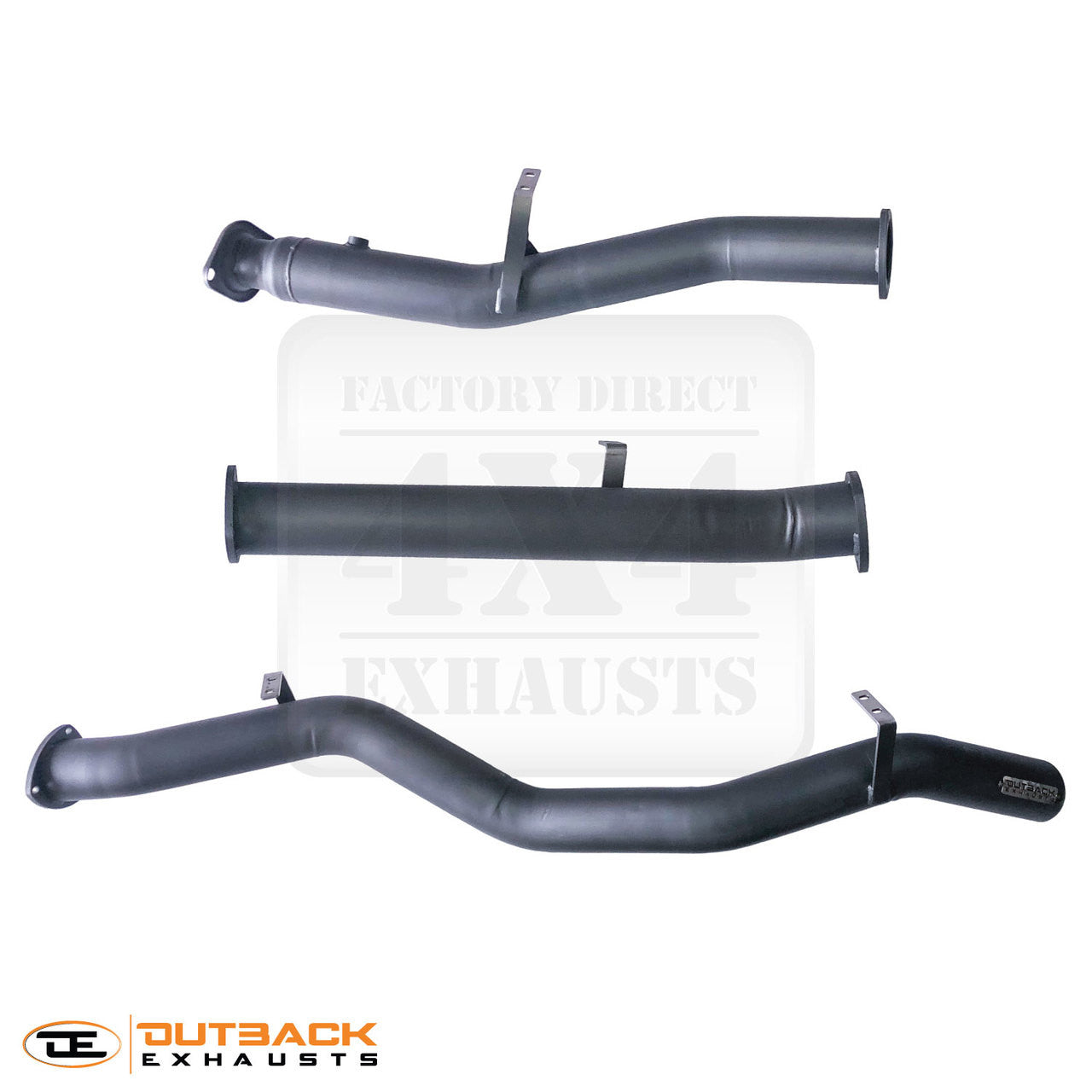 4” Outback Exhaust to suit TOYOTA –  79 Series SPECIAL EDITION in BLACK Single/Double Cab (DPF BACK)