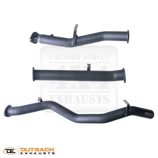 4” Outback Exhaust to suit TOYOTA –  79 Series SPECIAL EDITION in BLACK Single/Double Cab (DPF BACK)