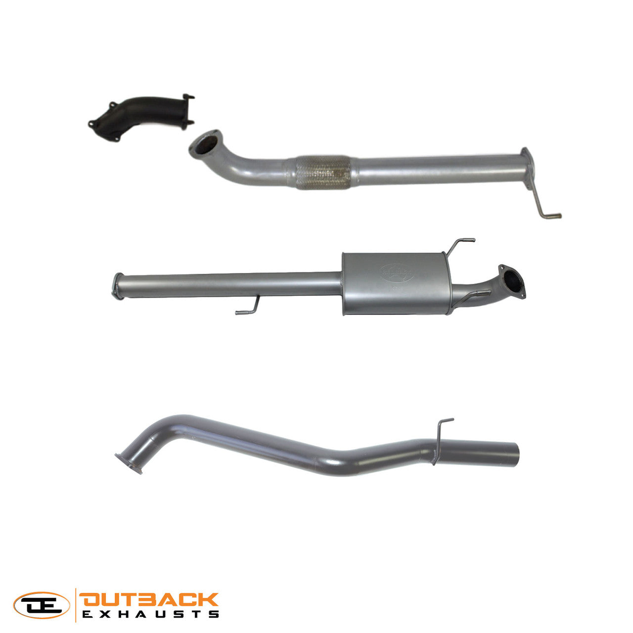 3” Outback Exhaust system to suit TOYOTA Hilux SURF KZN 185 (TURBO BACK)