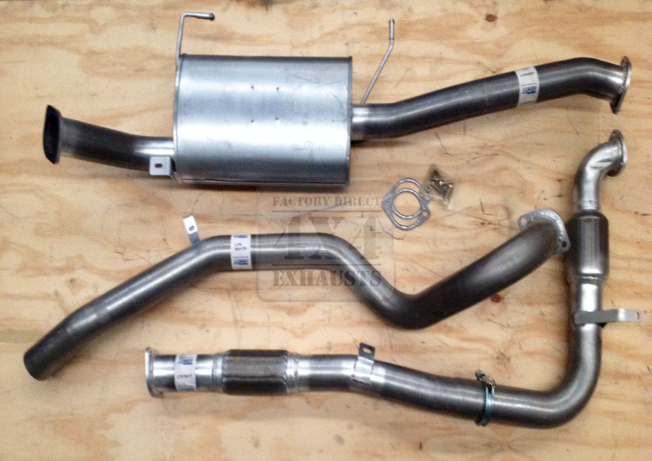 3” Outback Exhaust system to suit NISSAN PATROL GU Y61 NON COMMON RAIL 3.0 Ltr. (TURBO BACK)