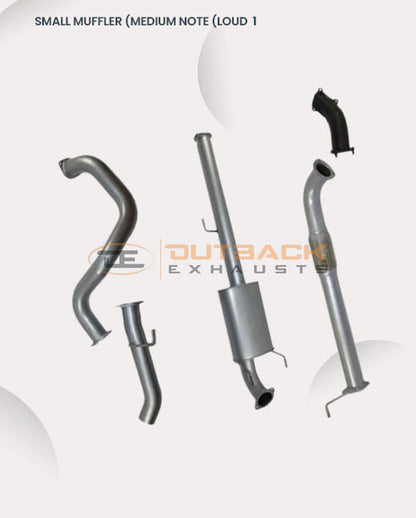 3” Outback Exhaust system to suit Nissan Patrol  4.2Ltr.  GU UTE (LEAF SPRING REAR) (TURBO BACK)