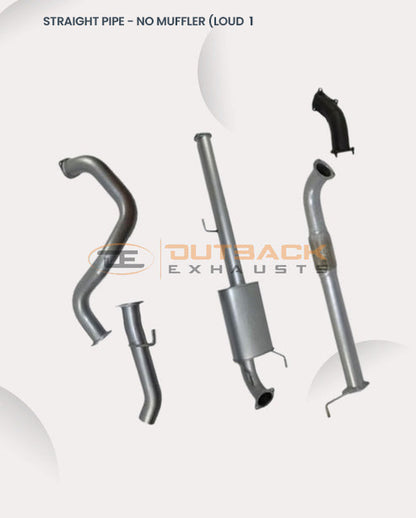 3” Outback Exhaust system to suit Nissan Patrol  4.2Ltr.  GU UTE (LEAF SPRING REAR) (TURBO BACK)