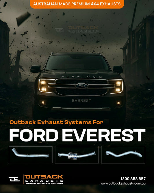 Ford Everest 2.0L Bi-Turbo 3" DPF Back Exhaust System 2022+