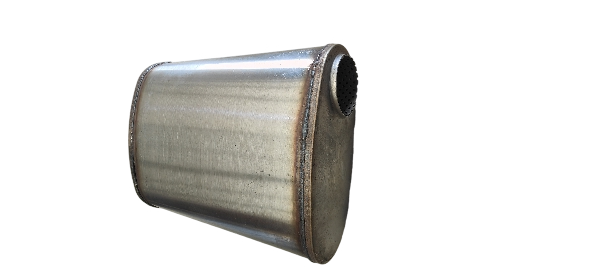 Universal 3" Stainless Steel Muffler - 11"x6"x16" Oval Megaflow - Centre/Offset | Outback Exhausts