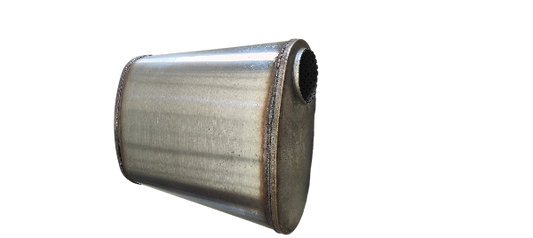 Universal 3" Stainless Steel Muffler - 11"x6"x16" Oval Megaflow - Centre/Offset | Outback Exhausts